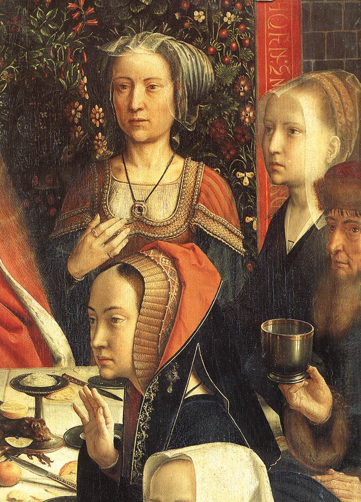 DAVID, Gerard The Marriage at Cana (detail) dsg